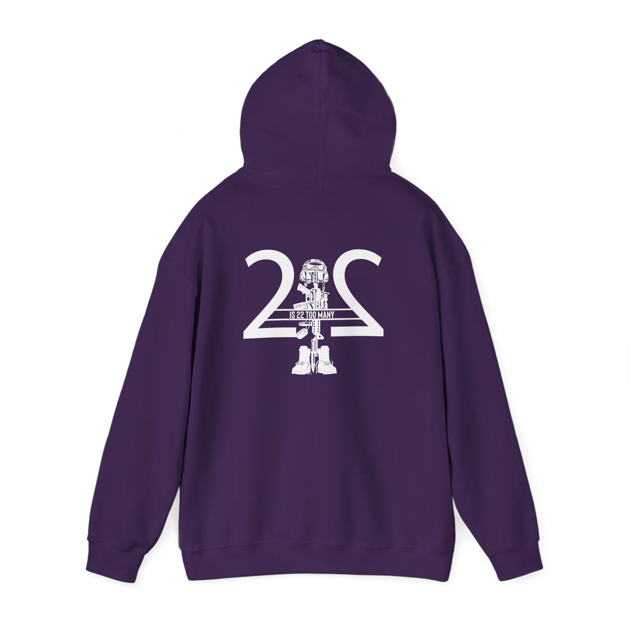 22 Is 22 Too Many – Veterans Mental Health Mission Hoodie