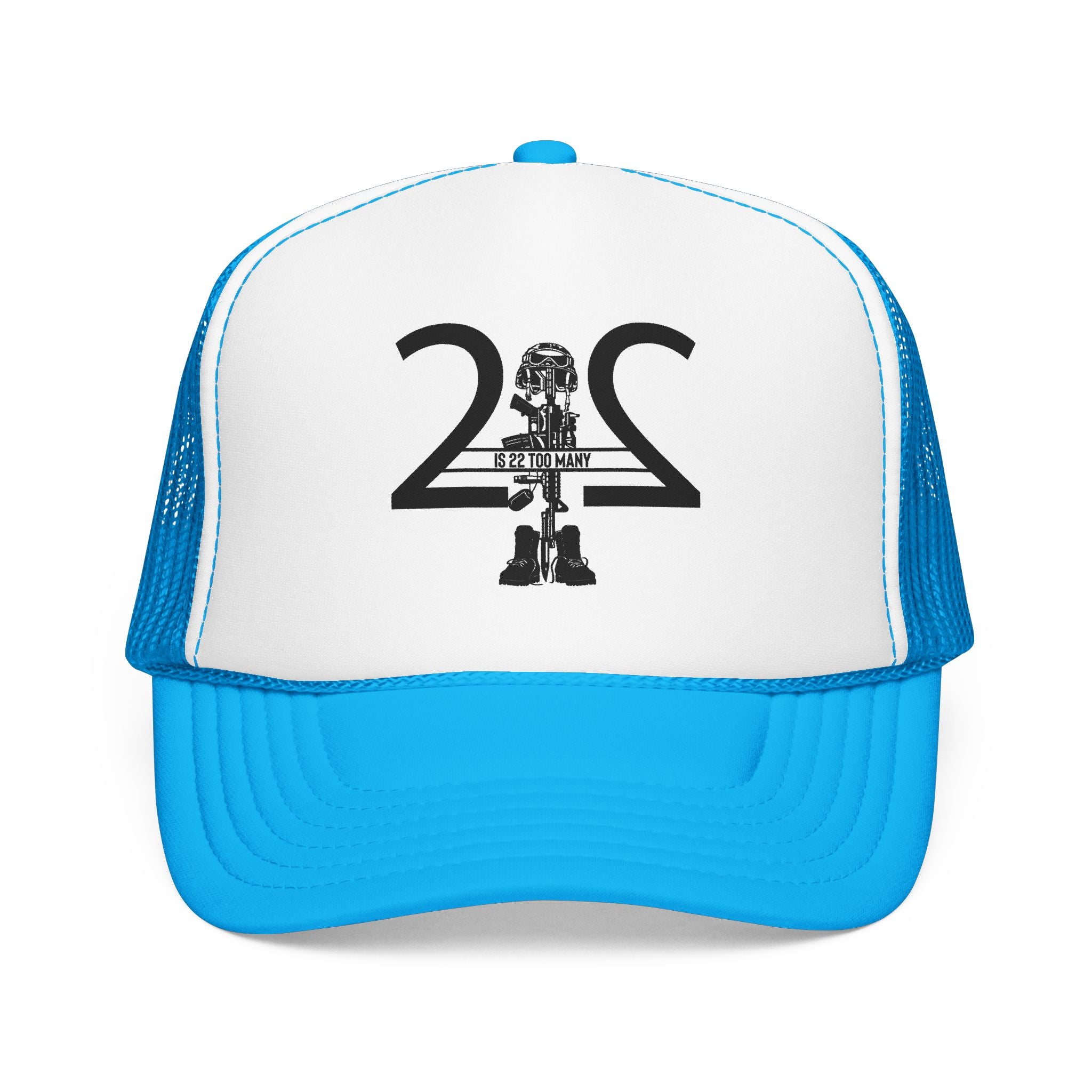 22 Is 22 Too Many – Veteran Suicide Prevention Accent Mug