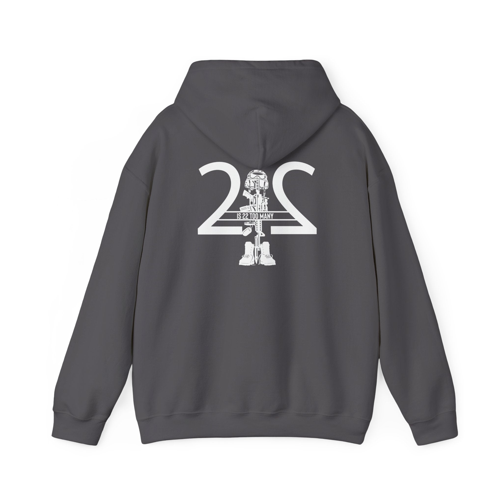 22 Is 22 Too Many – Veterans Mental Health Mission Hoodie