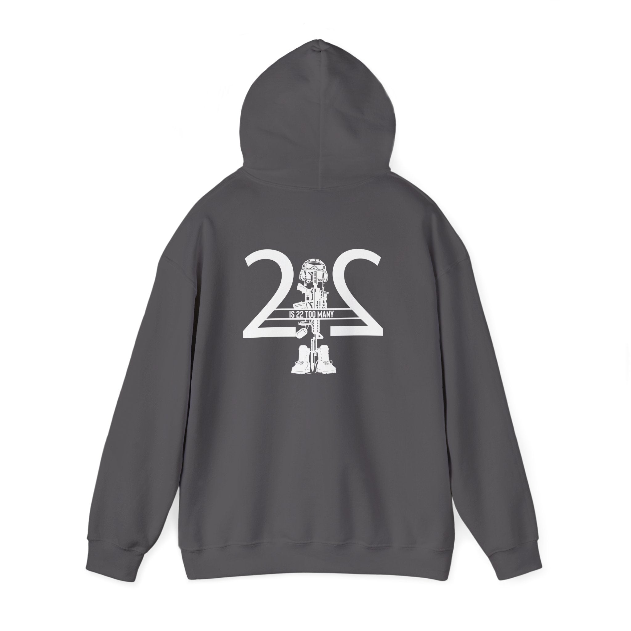 22 Is 22 Too Many – Veterans Mental Health Mission Hoodie