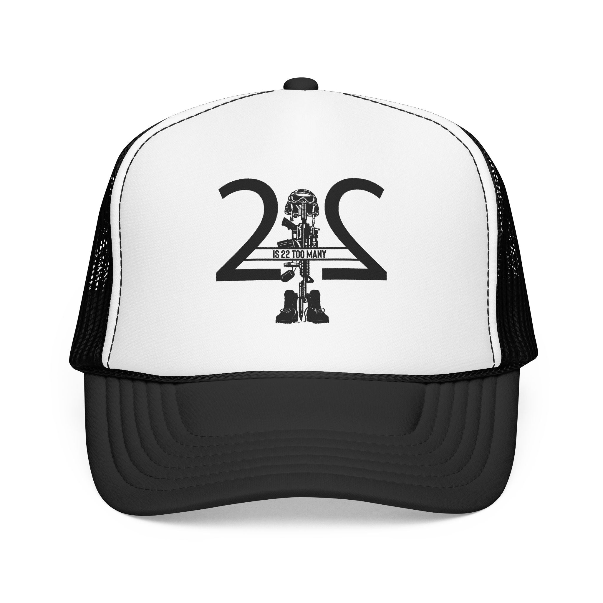 22 Is 22 Too Many – Veteran Suicide Prevention Accent Mug