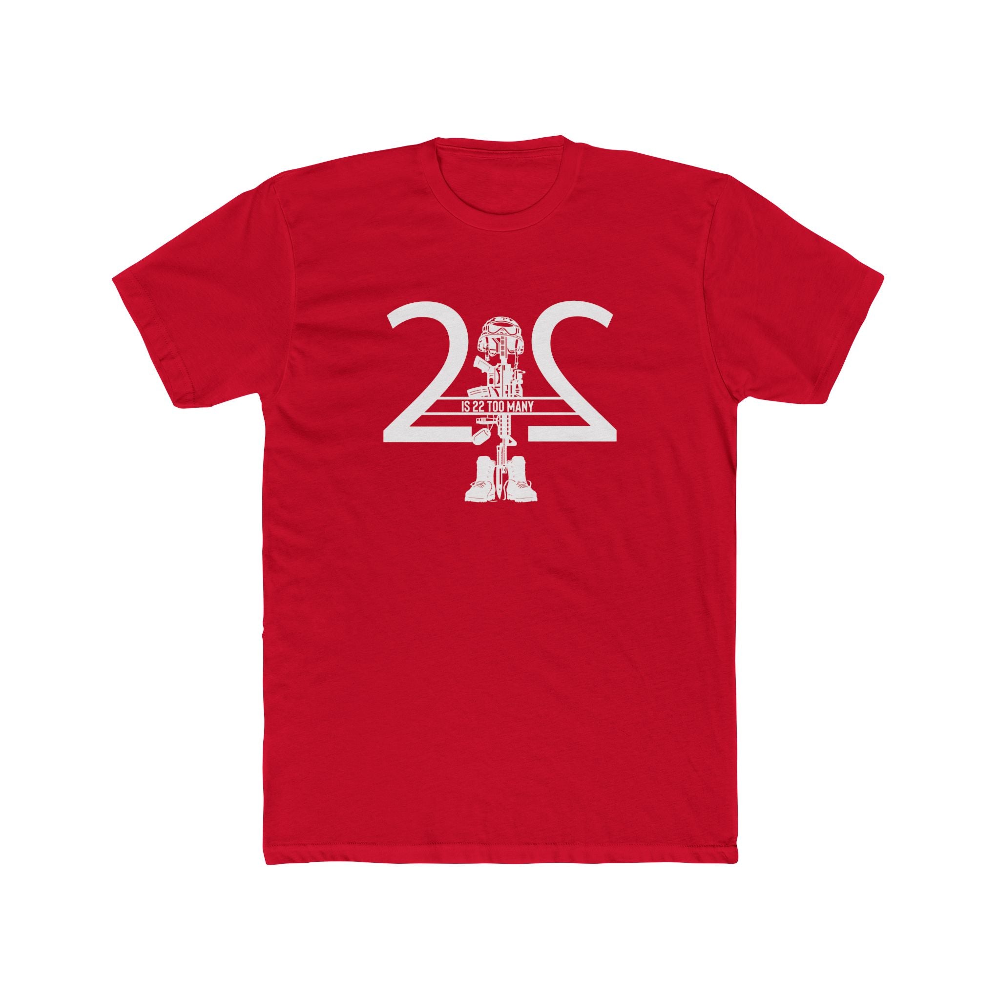 22 Is 22 Too Many — Veterans Mental Health Mission Tee