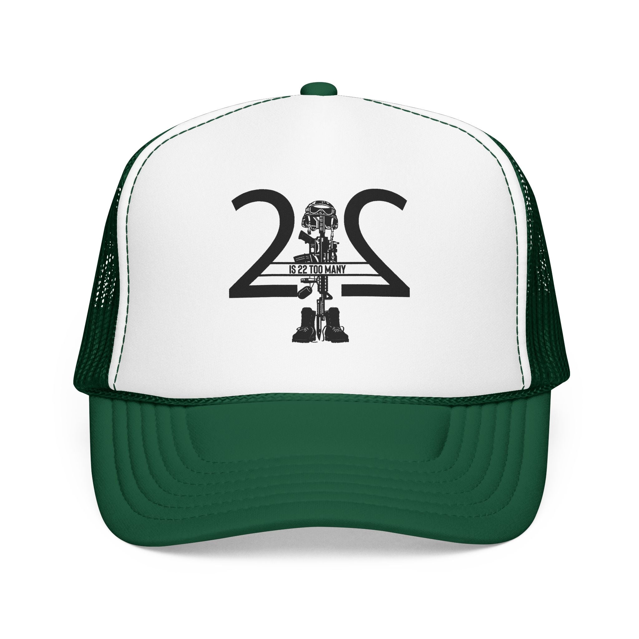 22 Is 22 Too Many – Veteran Suicide Prevention Accent Mug