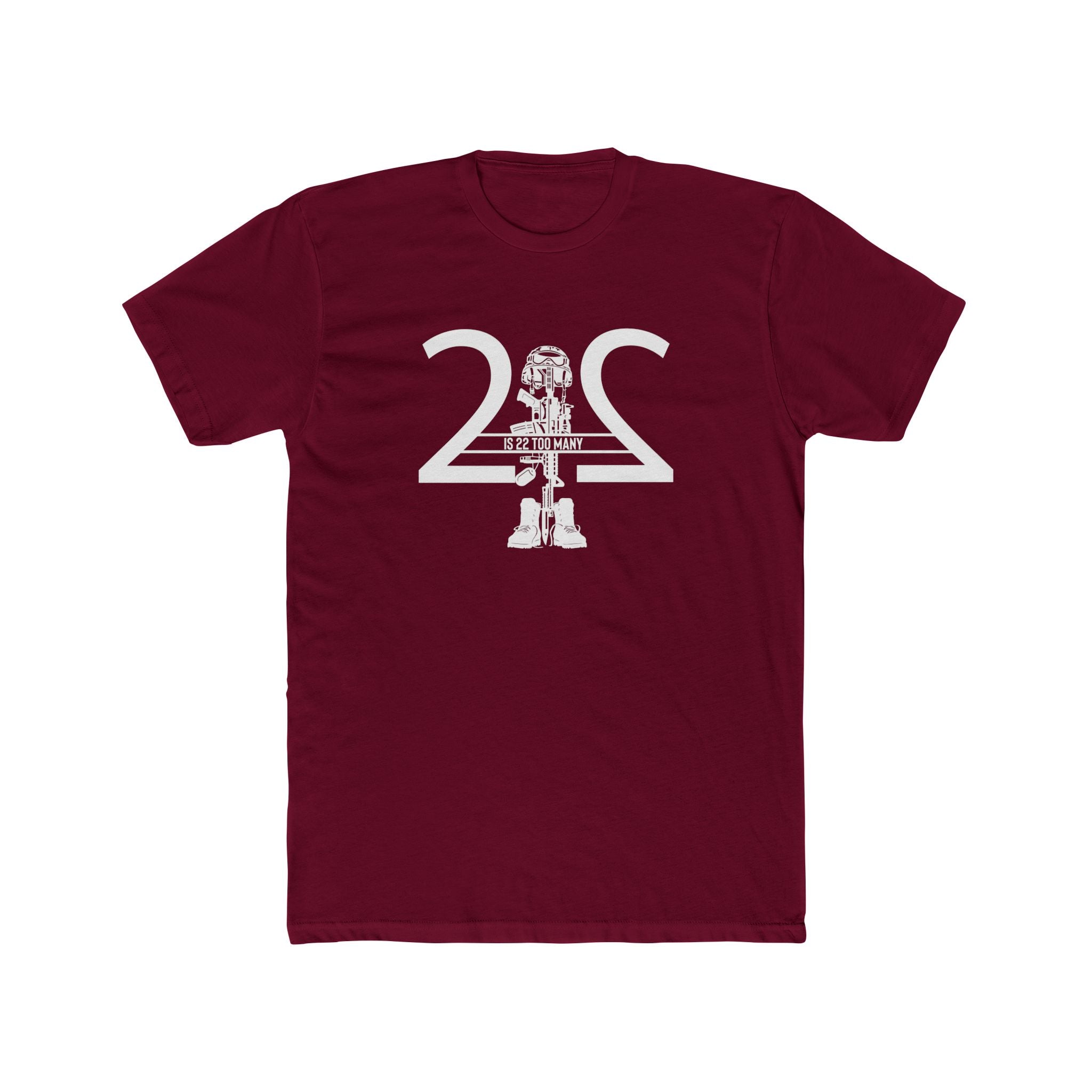 22 Is 22 Too Many — Veterans Mental Health Mission Tee