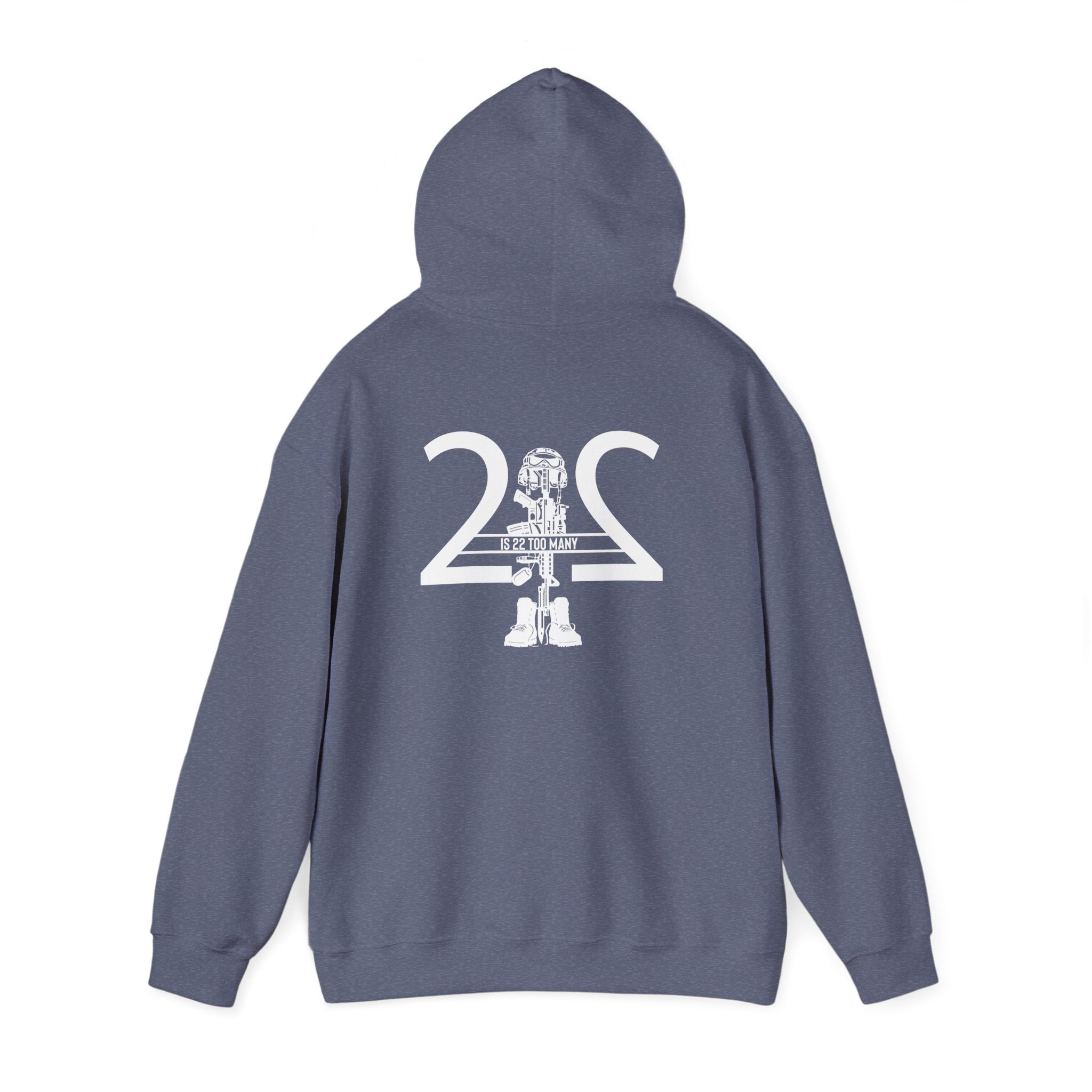 22 Is 22 Too Many – Veterans Mental Health Mission Hoodie