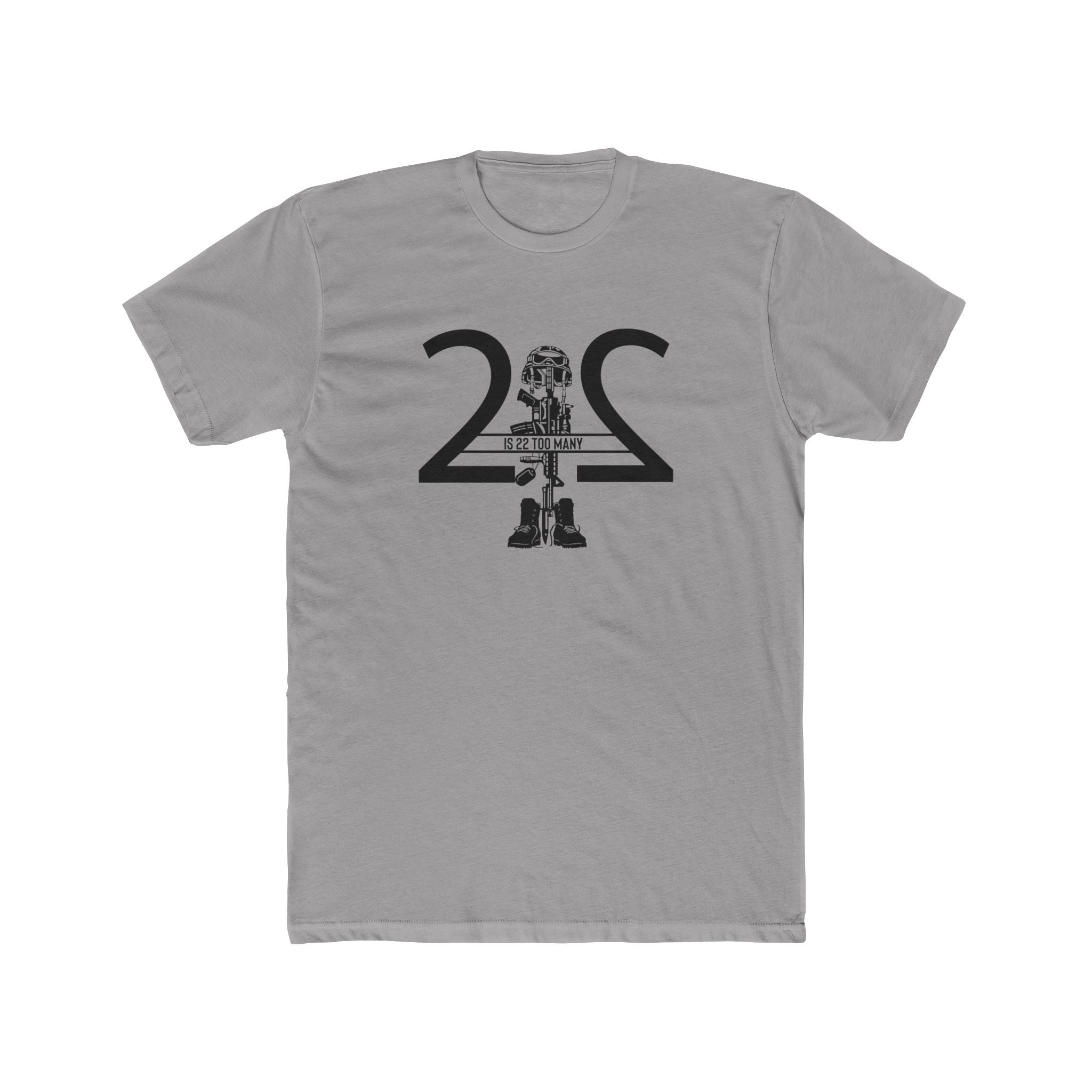 22 Is 22 Too Many — Veterans Mental Health Mission Tee