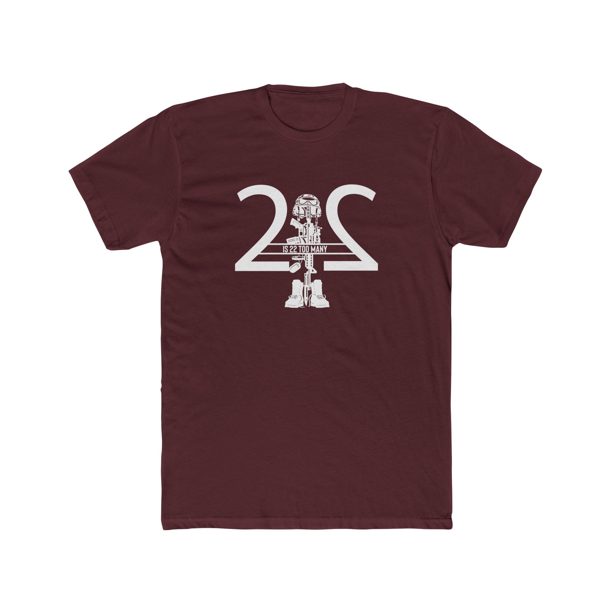 22 Is 22 Too Many — Veterans Mental Health Mission Tee