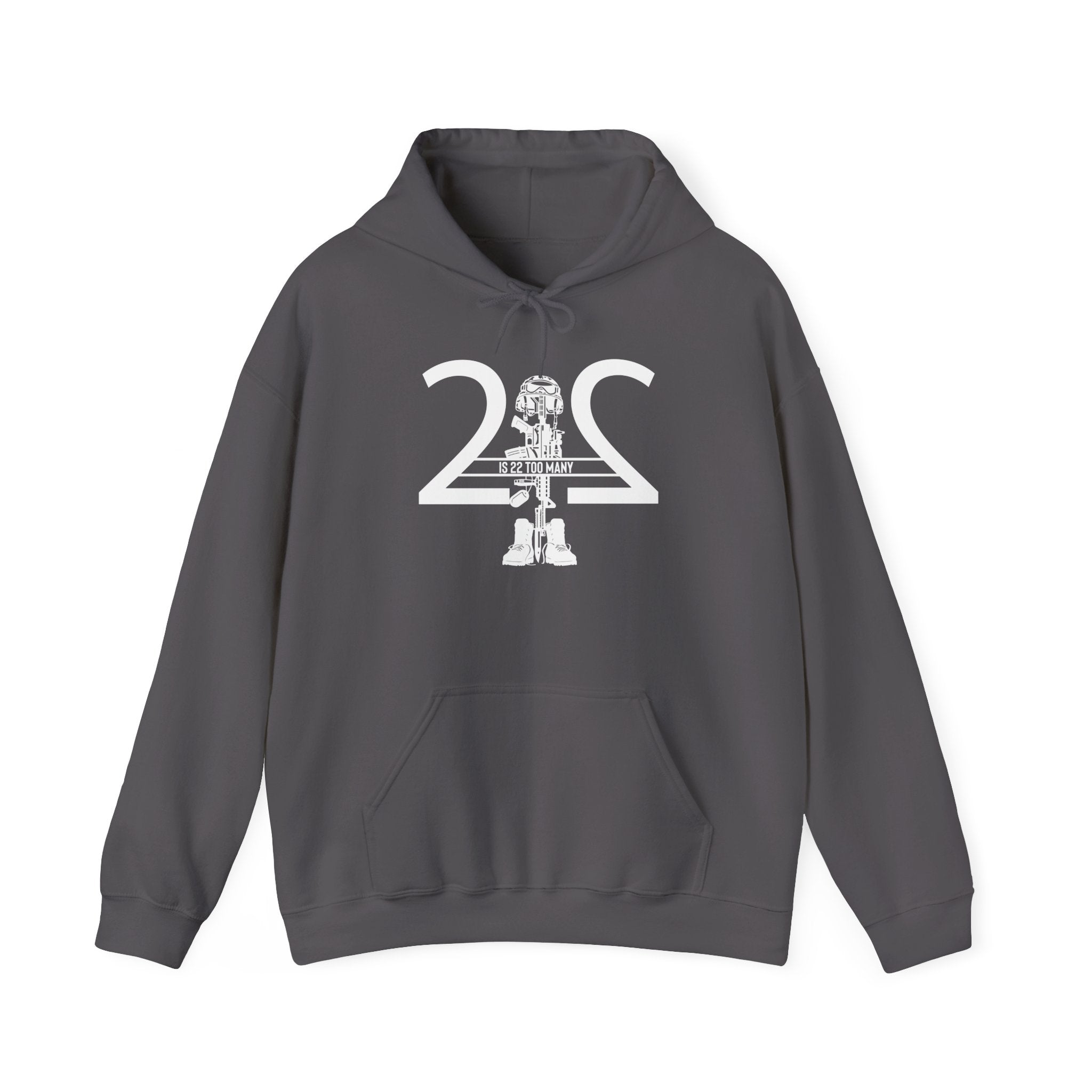 22 Is 22 Too Many – Veterans Mental Health Mission Hoodie