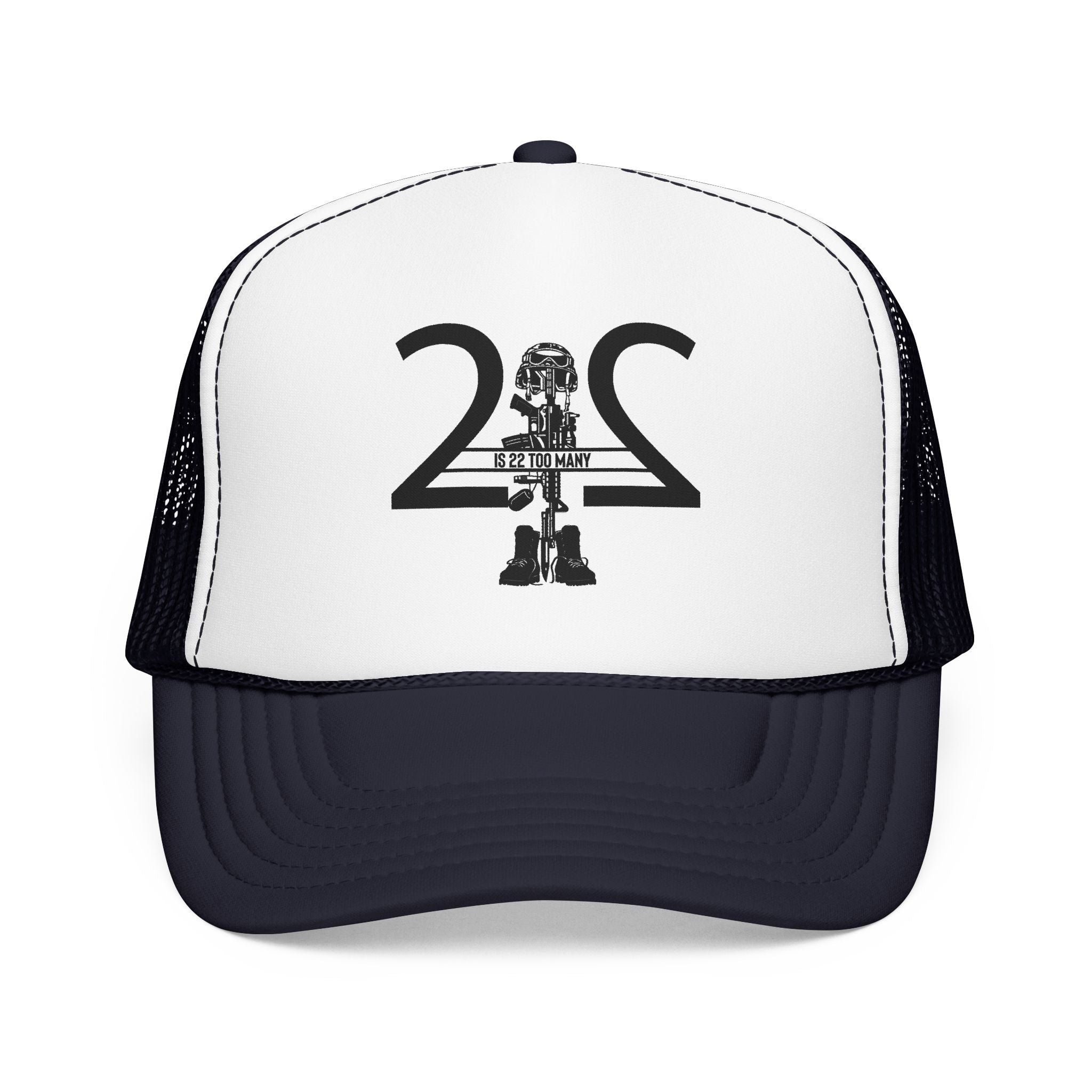 22 Is 22 Too Many – Veteran Suicide Prevention Accent Mug