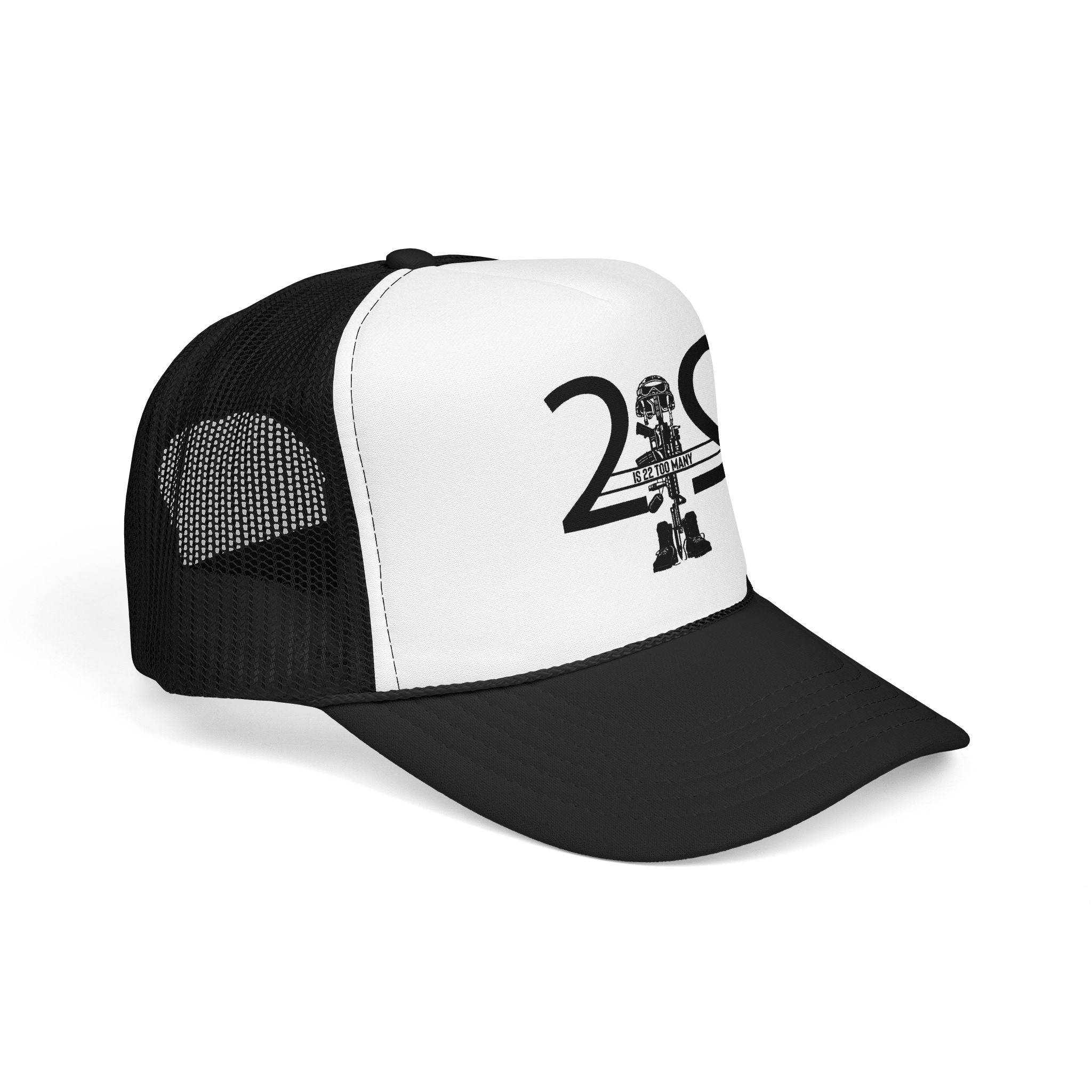 22 Is 22 Too Many – Veteran Suicide Prevention Accent Mug
