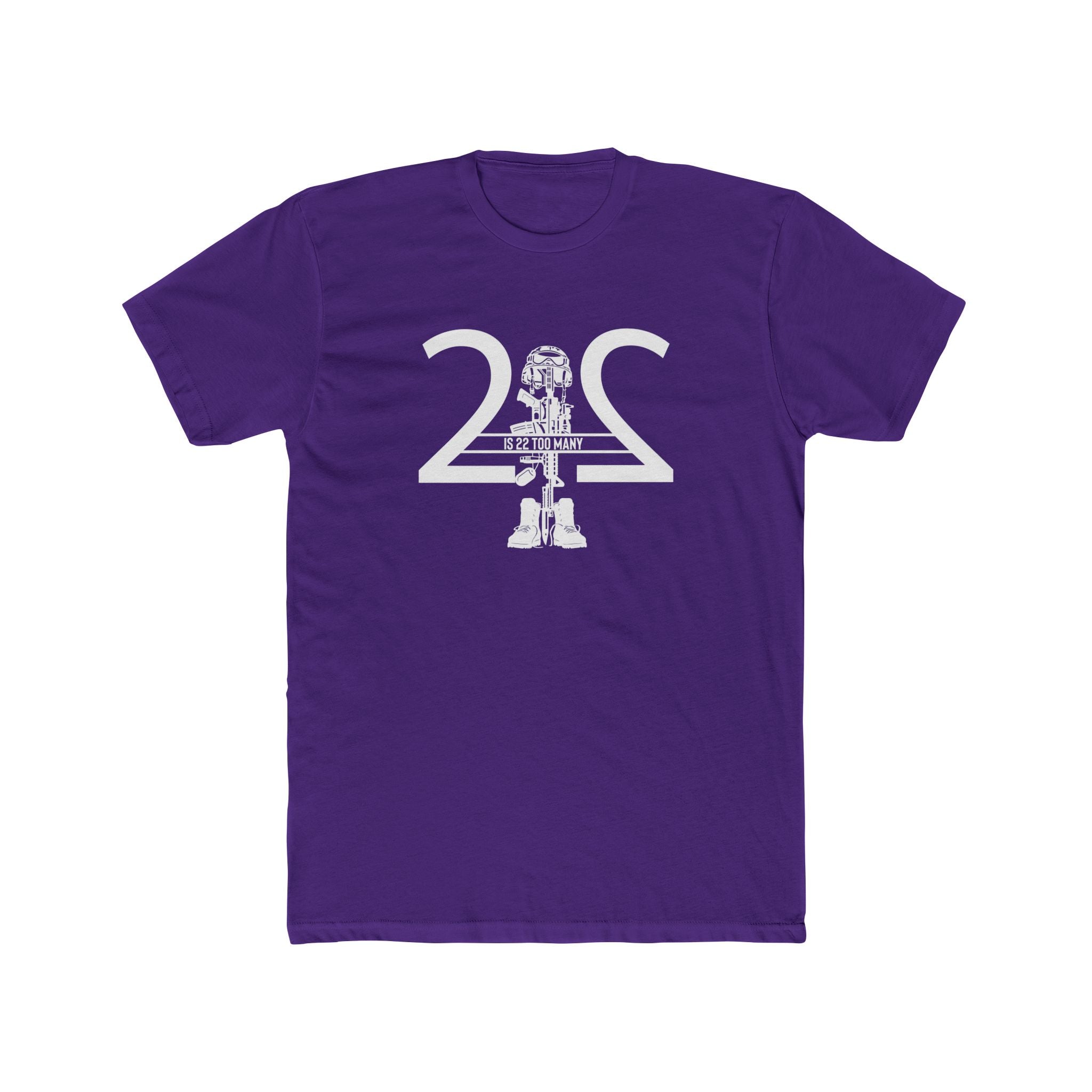 22 Is 22 Too Many — Veterans Mental Health Mission Tee